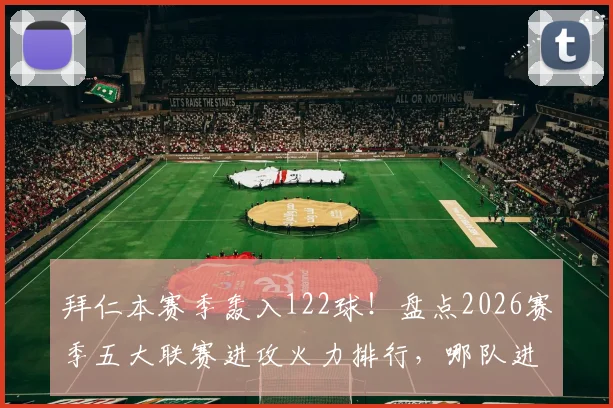 拜仁本赛季轰入122球！盘点2026赛季五大联赛进攻火力排行，哪队进球最多？